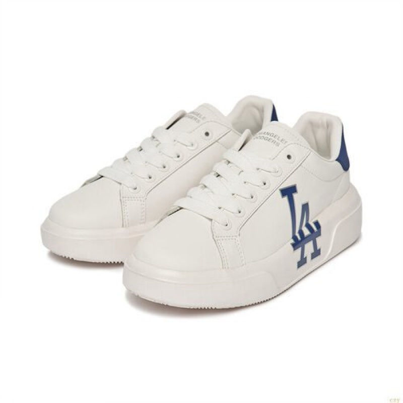 Chaussure Casual MLB Classiche A La Dodgers Chaussure Blanche | 4132ZRKFN