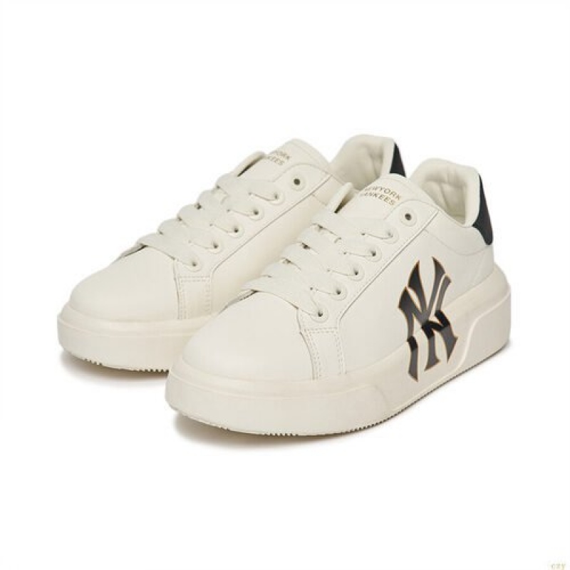 Chaussure Casual MLB Classiche A New York Yankees Chaussure Blanche | 3760OXSAK