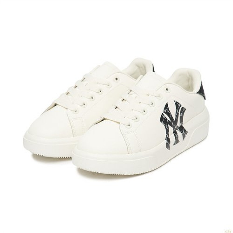 Chaussure Casual MLB Classiche Heel Monogra New York Yankees Chaussure Blanche | 9260WNOGK