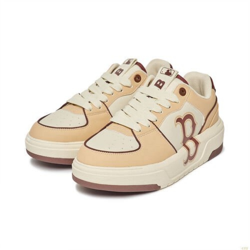 Chaussure Casual MLB Liner Boston Redsox Chaussure Beige | 7082KLQBZ