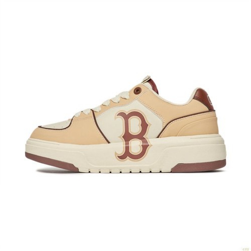 Chaussure Casual MLB Liner Boston Redsox Chaussure Beige | 7082KLQBZ