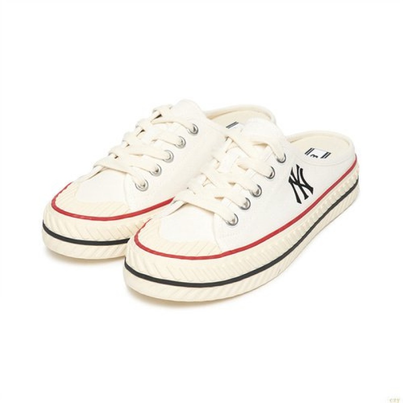 Chaussure Casual MLB Playball Origin Mule New York Yankees Chaussure Blanche | 3460UQLRY