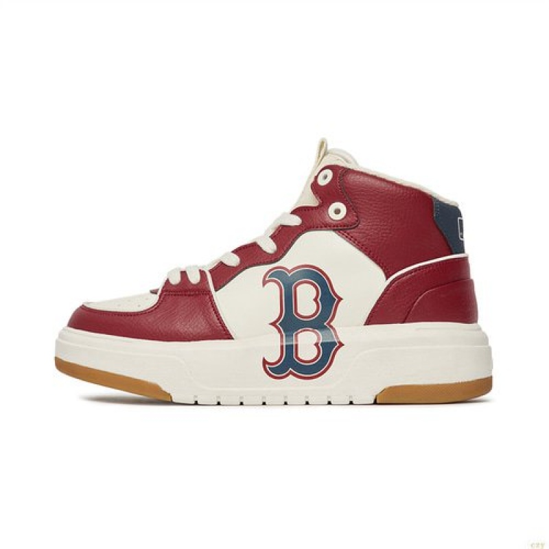 Chaussure Haute MLB Liner Boston Redsox Chaussure Rouge | 0492OWLNS