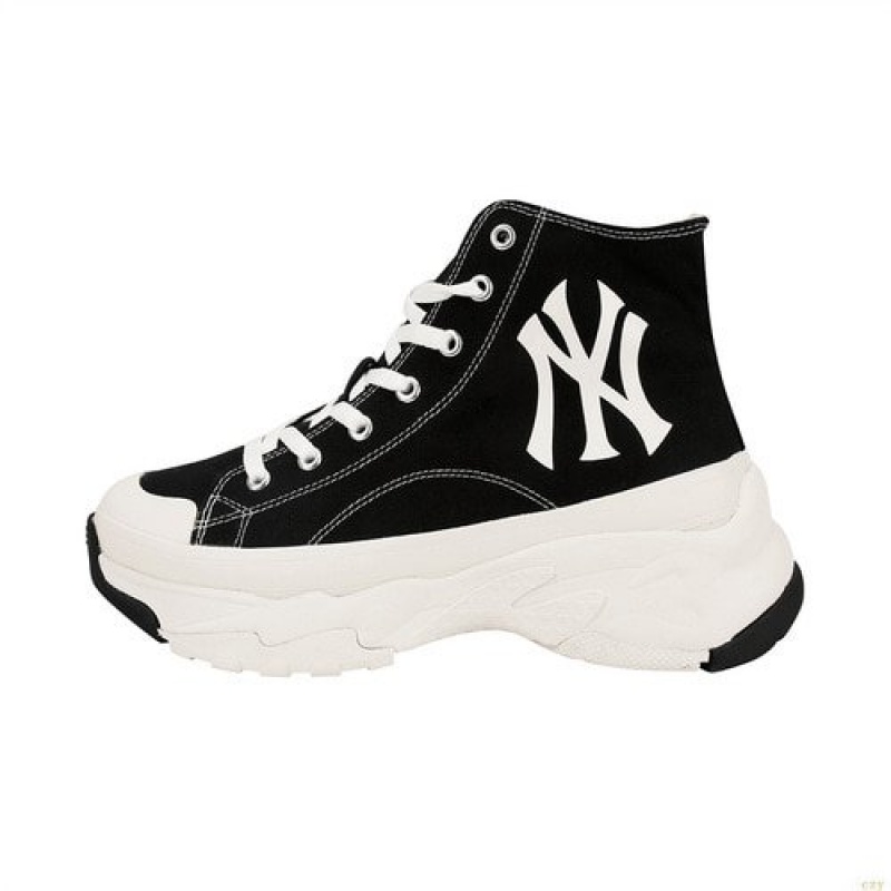 Chaussure Haute MLB New York Yankees Chaussure Noir | 0478MHZGU