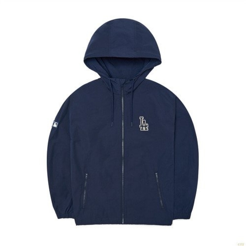 Coupe-vent MLB Basic Mediulogo La Dodgers Vetement Bleu Foncé | 1063GCAVD