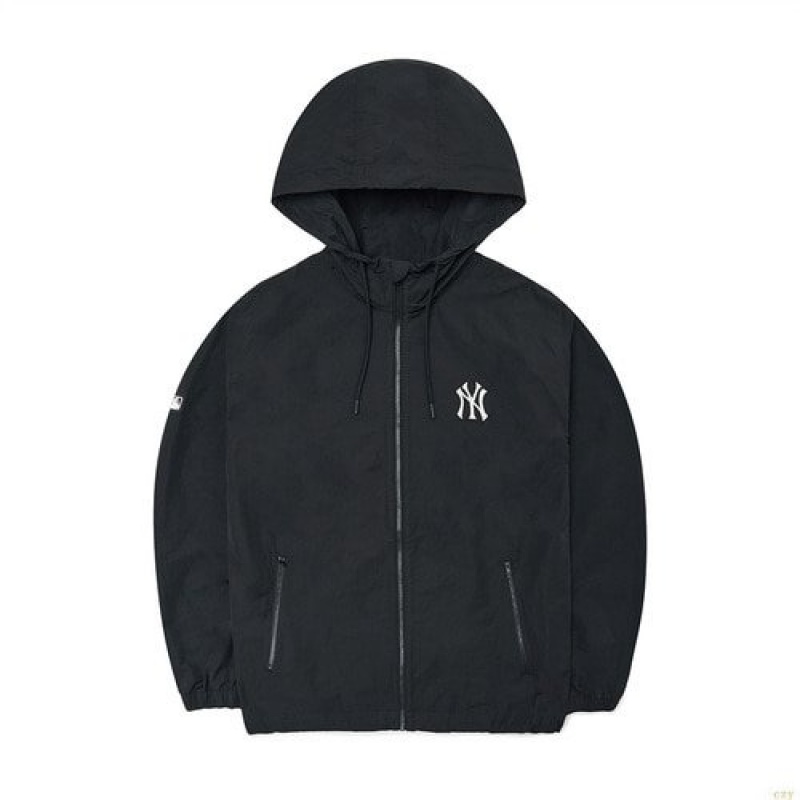 Coupe-vent MLB Basic Mediulogo New York Yankees Vetement Noir | 9640CDVUY