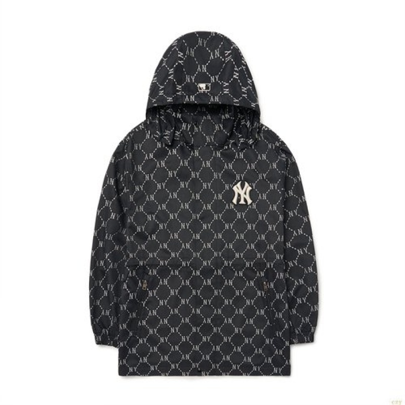 Coupe-vent MLB Dia Monogra All Over New York Yankees Vetement Noir | 7069YATXI