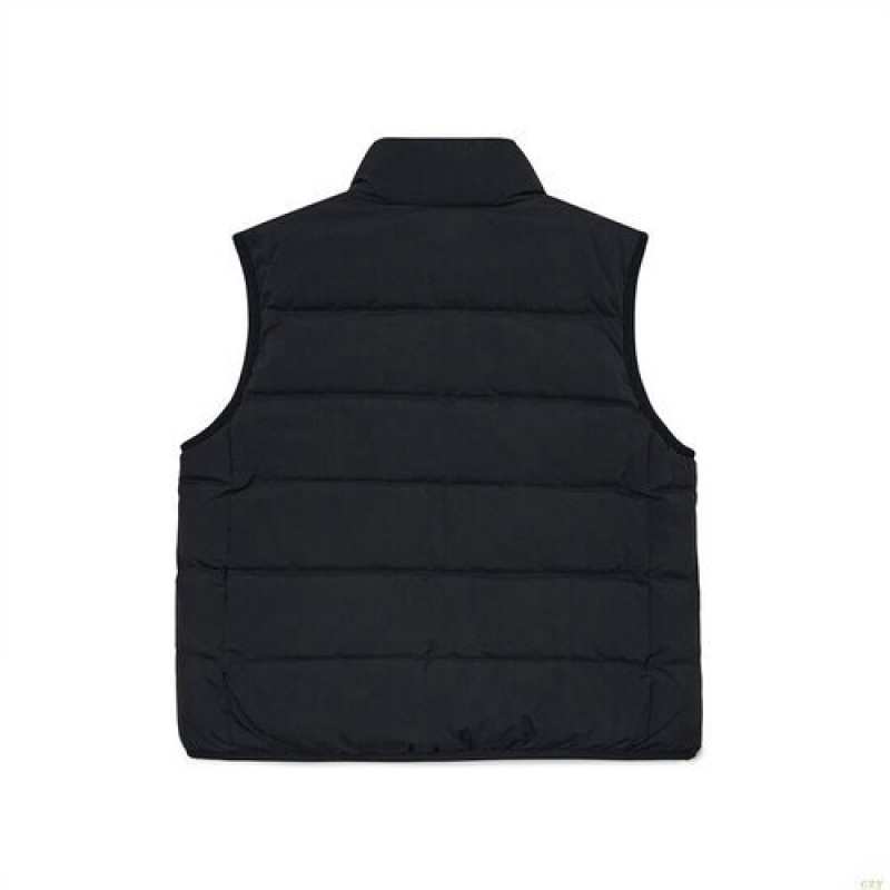 Gilet MLB Basic Fleece Reversible Down New York Yankees Vetement Noir | 8250ZDTHW