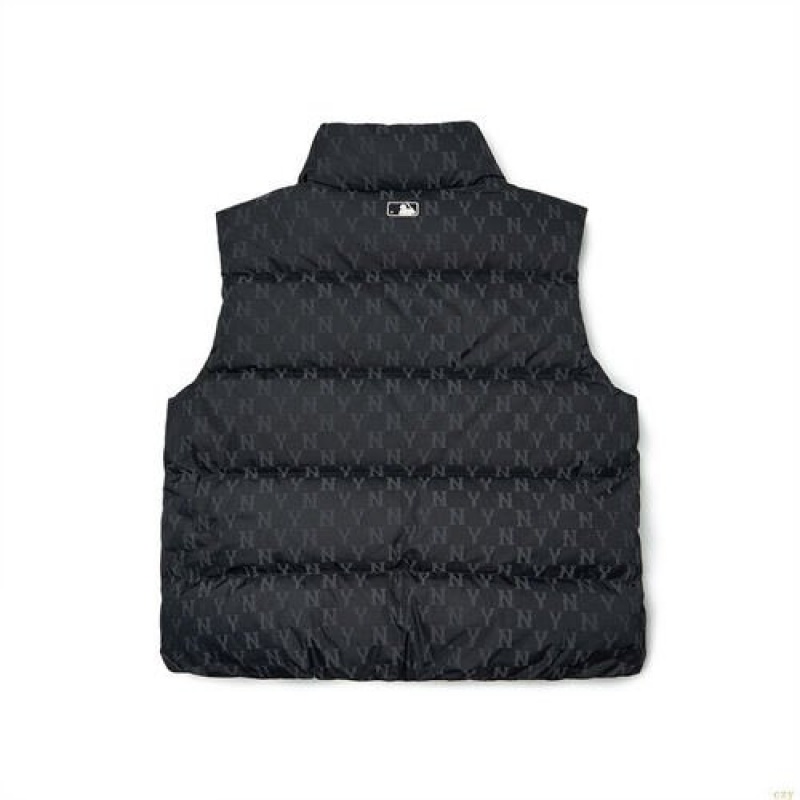 Gilet MLB Classiche Monogra Goose Jaquardown New York Yankees Vetement Grise | 8520FHSBQ