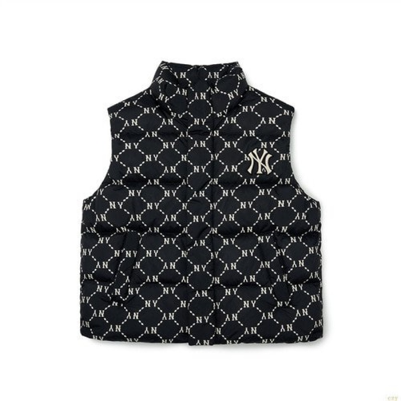 Gilet MLB Dia Monogra Down New York Yankees Vetement Noir | 2453SMIYQ