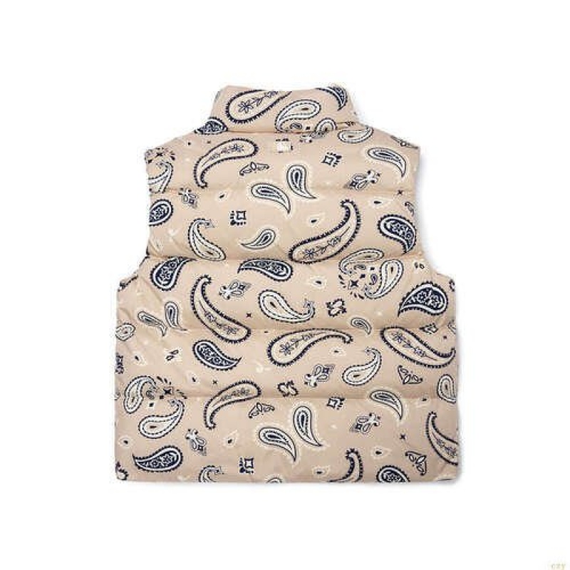 Gilet MLB Paisley Down New York Yankees Vetement Blanche | 4263PQADK