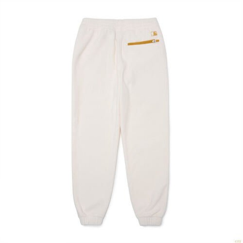 Pantalon De Survetement MLB Basic Big Logo Fleece New York Yankees Vetement Blanche | 5960VTNRX