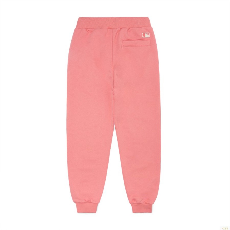 Pantalon De Survetement MLB Basic Crop Mtset Up Highwaist Philadel Phiaphillies Vetement Rose | 9182WCYXG