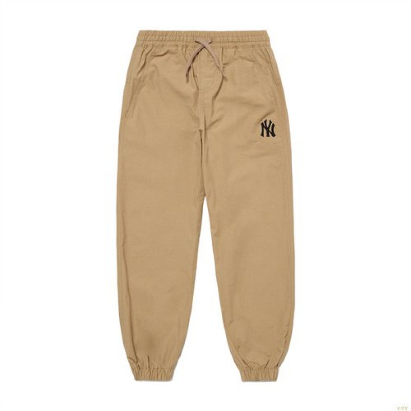 Pantalon De Survetement MLB Basic Nylon New York Yankees Enfant Marron | 4968WCFXU