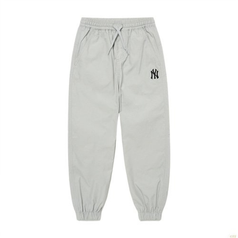 Pantalon De Survetement MLB Basic Nylon New York Yankees Enfant Grise | 0519OLTHJ