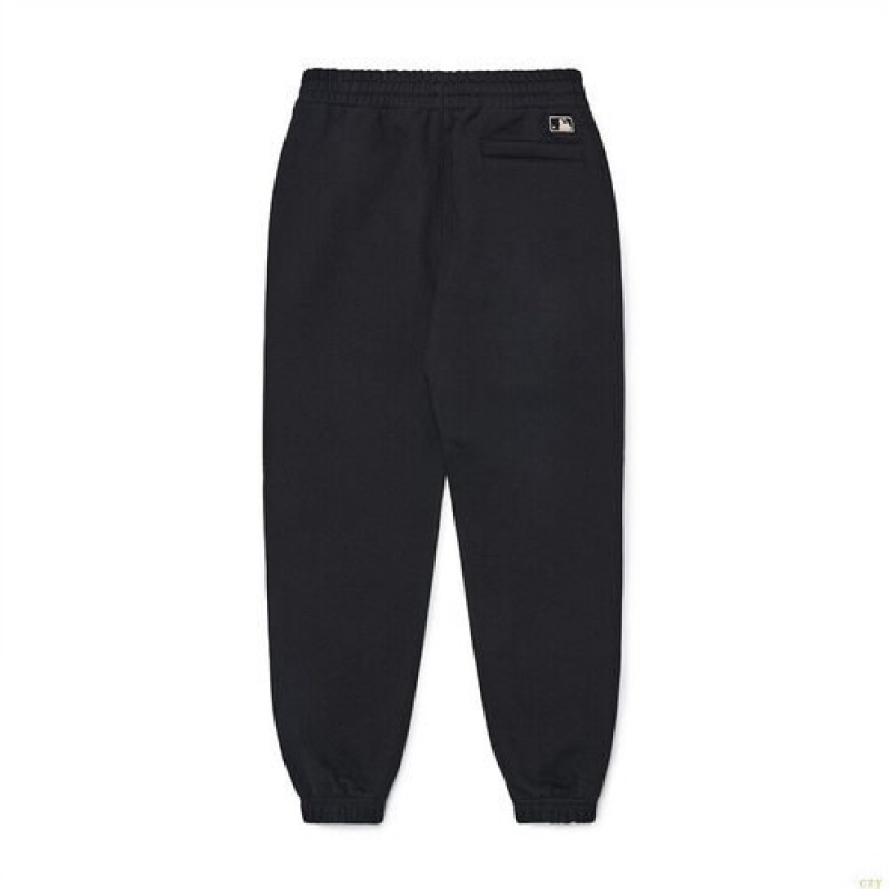 Pantalon De Survetement MLB Basic Small Logo Brushe New York Yankees Vetement Noir | 3185RHECF