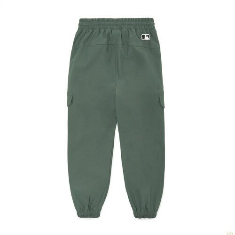 Pantalon De Survetement MLB Basic Trac (Fleece Inside) Boston Redsox Enfant Vert Olive | 0164JDESM