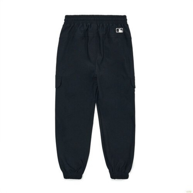 Pantalon De Survetement MLB Basic Trac (Fleece Inside) New York Yankees Enfant Noir | 6375KDJNW