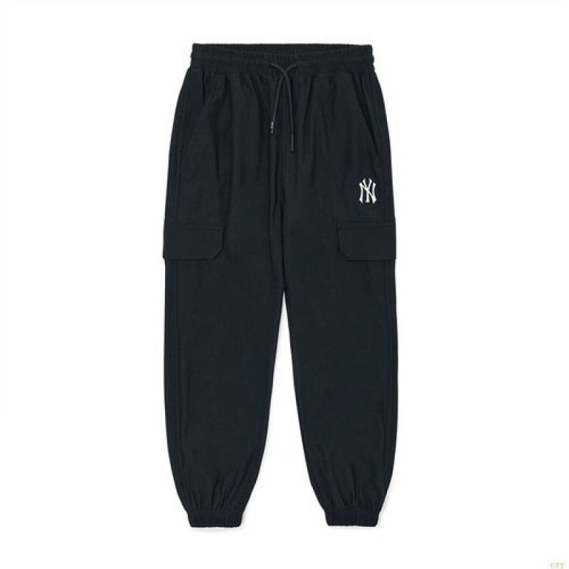 Pantalon De Survetement MLB Basic Trac (Fleece Inside) New York Yankees Enfant Noir | 6375KDJNW