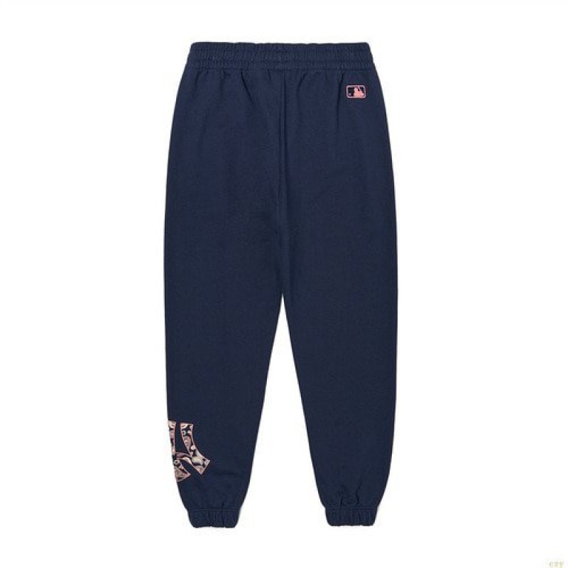 Pantalon De Survetement MLB Paisley Big Logo New York Yankees Vetement Noir | 8904EIZAU