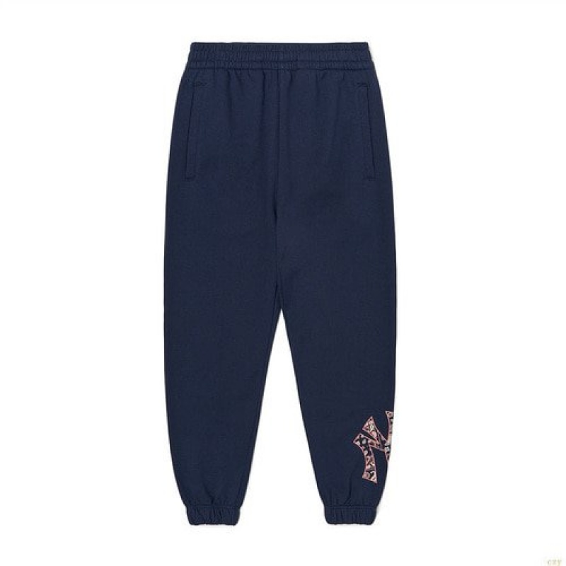 Pantalon De Survetement MLB Paisley Big Logo New York Yankees Vetement Noir | 8904EIZAU