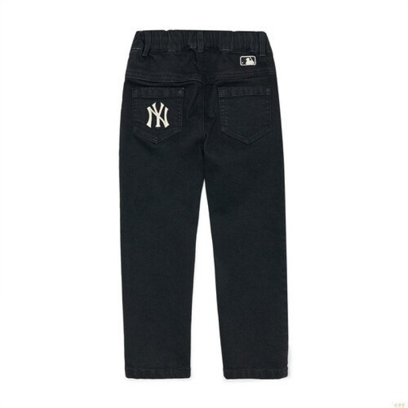 Pantalon MLB Basic Slibaggy Deni New York Yankees Enfant Noir | 1872HBDFQ