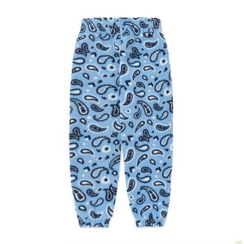 Pantalon MLB Paisley Polar Fleece Course La Dodgers Enfant Bleu | 5670RMSTO