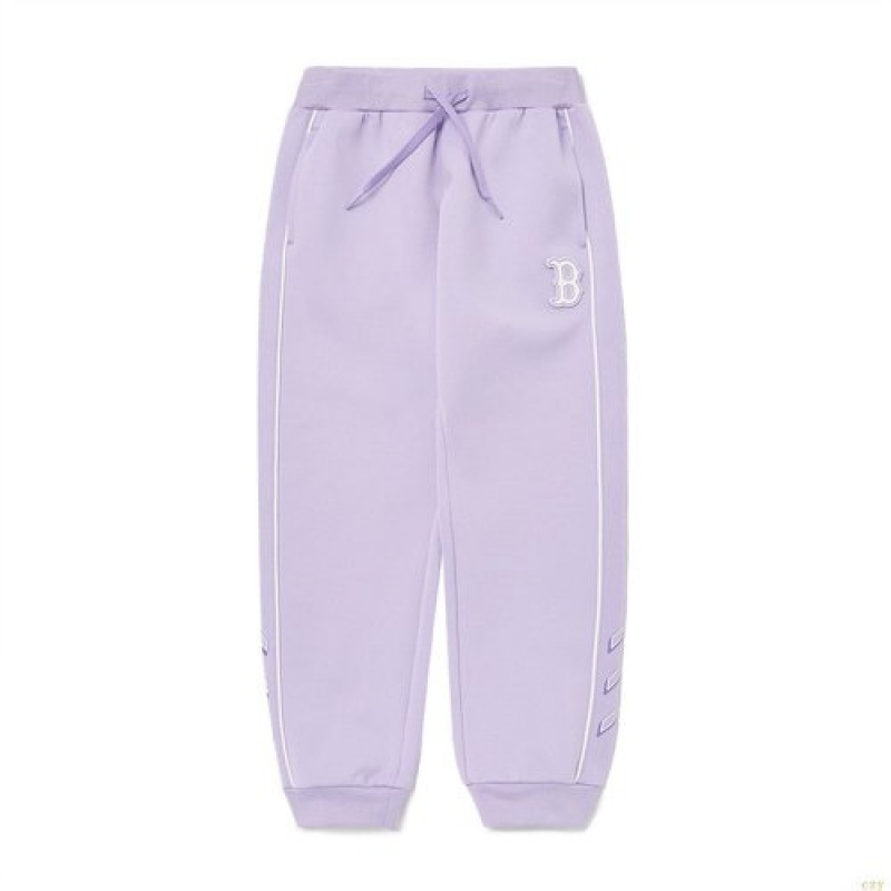 Pantalon MLB Seamball Course Boston Redsox Enfant Violette | 6708VUHBG