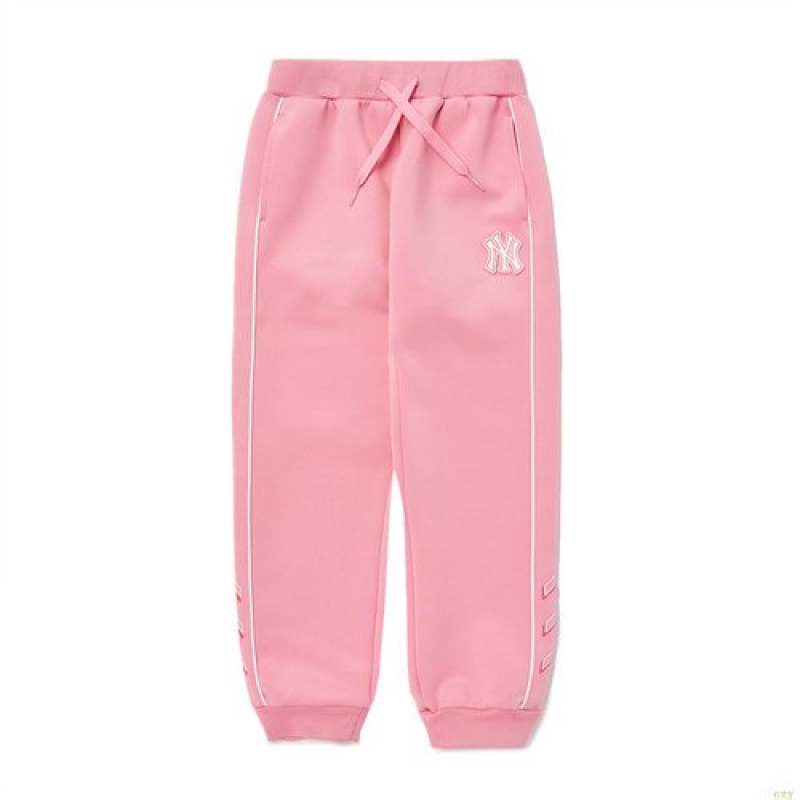 Pantalon MLB Seamball Course New York Yankees Enfant Rose | 6054QNFWO