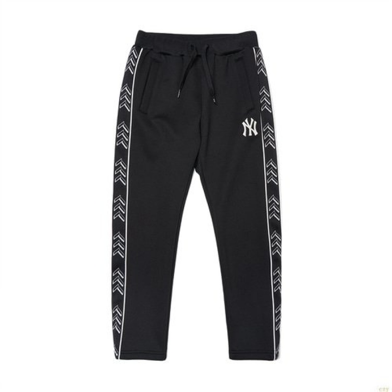 Pantalon MLB Seamball Tape D\'hiver Fleece New York Yankees Enfant Noir | 0289AZQIT