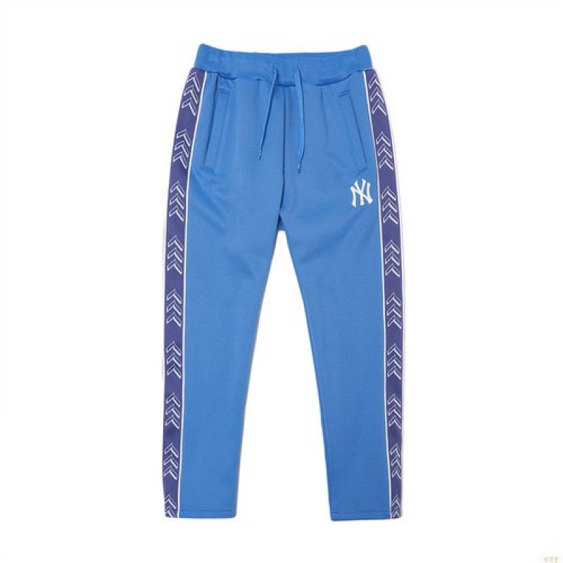 Pantalon MLB Seamball Tape D'hiver Fleece New York Yankees Enfant Bleu | 6973MHQOV