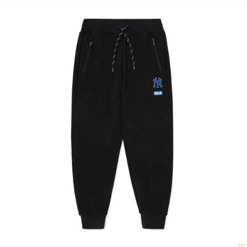 Pantalons Décontractés MLB Athelesuire Miweight Hoodedown New York Yankees Vetement Noir | 6312CTYHM