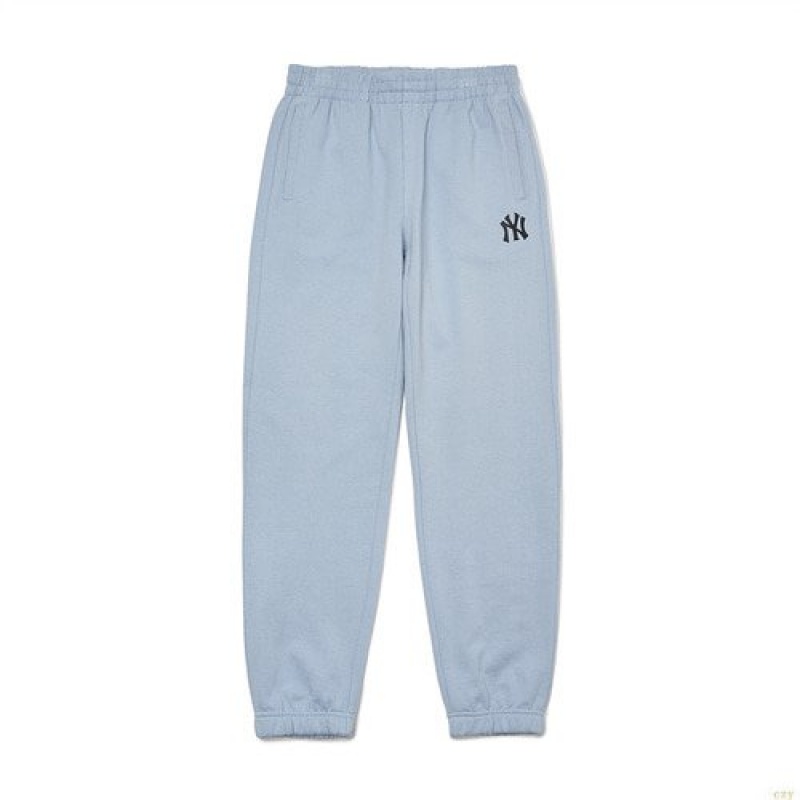 Pantalons Décontractés MLB Barlogo Point Course (Seup) New York Yankees Vetement Bleu Clair | 2475KOCFE