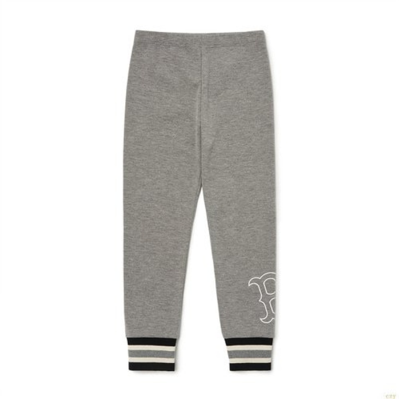 Pantalons Décontractés MLB Basic Big Logo (Brushed) Boston Redsox Enfant Grise | 9047TEKVC