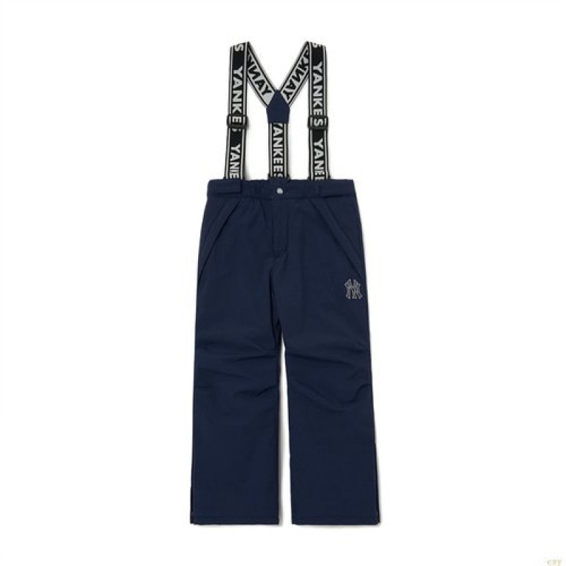 Pantalons Décontractés MLB Basic Boar New York Yankees Enfant Bleu Foncé | 2879ALUYC