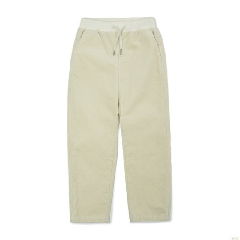 Pantalons Décontractés MLB Basic Corduroy New York Yankees Enfant Blanche | 9065ESJDI