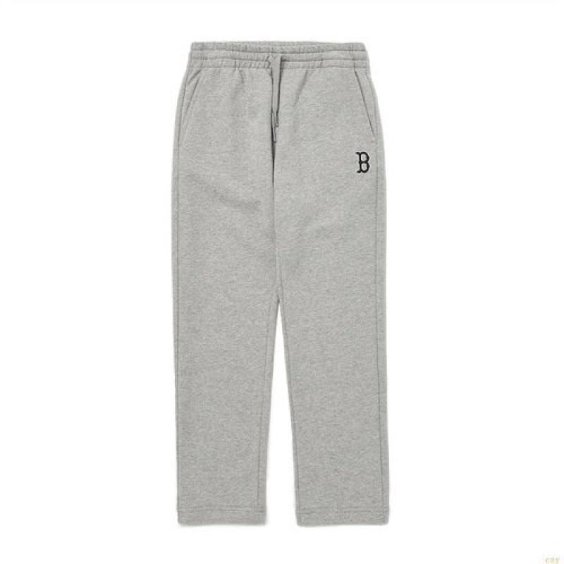 Pantalons Décontractés MLB Basic Droit Boston Redsox Enfant Grise | 2349NUCWE