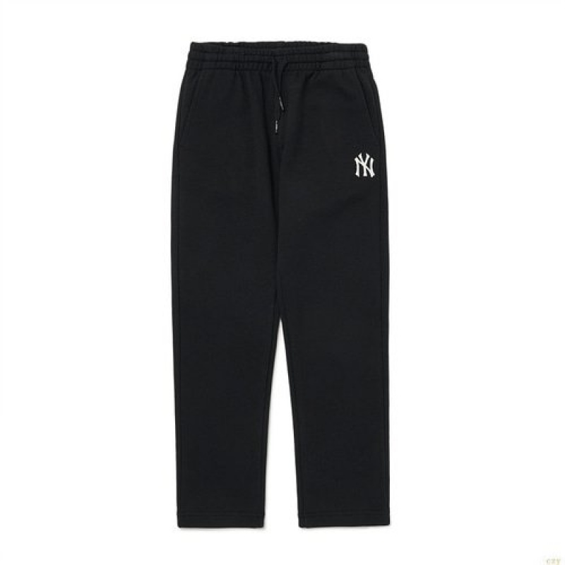 Pantalons Décontractés MLB Basic Droit New York Yankees Enfant Noir | 4713XCBUP