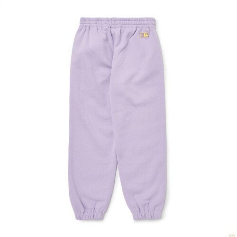 Pantalons Décontractés MLB Basic Logo Boston Redsox Enfant Violette | 6493GQALD