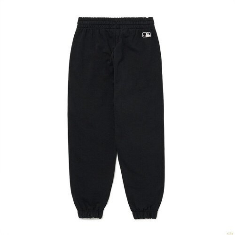 Pantalons Décontractés MLB Basic Logo New York Yankees Enfant Noir | 2097NEHBS