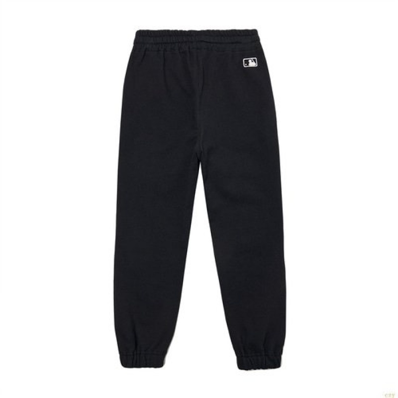 Pantalons Décontractés MLB Basic Logo New York Yankees Enfant Noir | 0467EZOYU