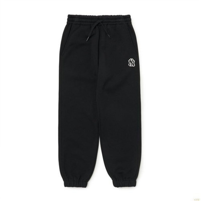 Pantalons Décontractés MLB Basic Logo New York Yankees Enfant Noir | 9078YECSZ