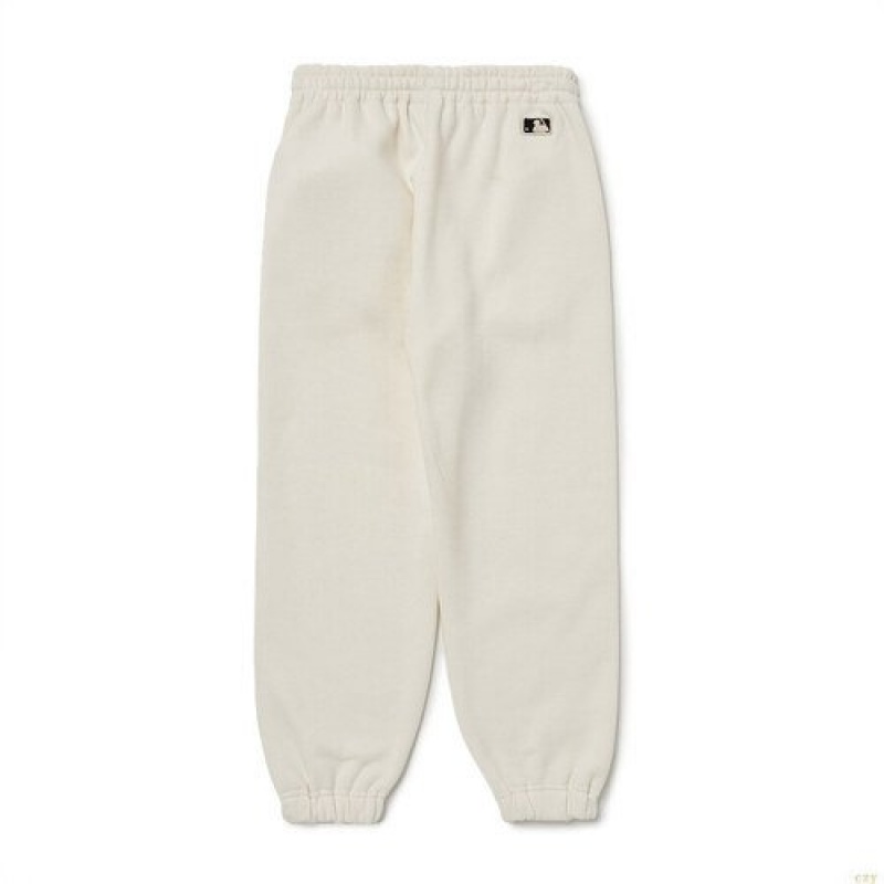 Pantalons Décontractés MLB Basic Logo New York Yankees Enfant Blanche | 9687LJFAV