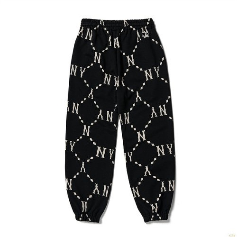 Pantalons Décontractés MLB Big Scale Monogra New York Yankees Sport S Enfant Noir | 9401VTAPY