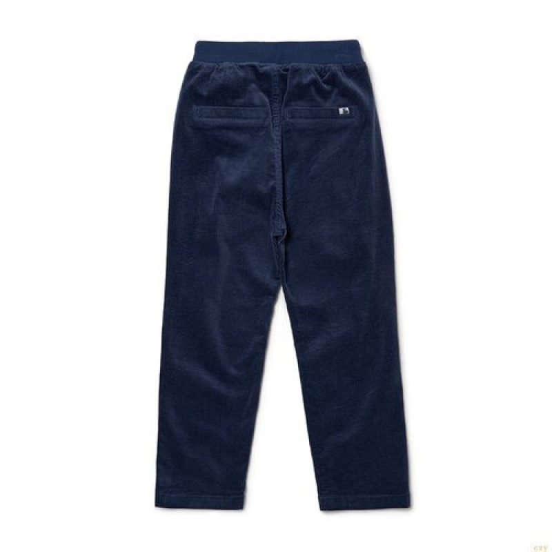 Pantalons Décontractés MLB Corduroy Woven New York Yankees Enfant Bleu Foncé | 4906LJQWK