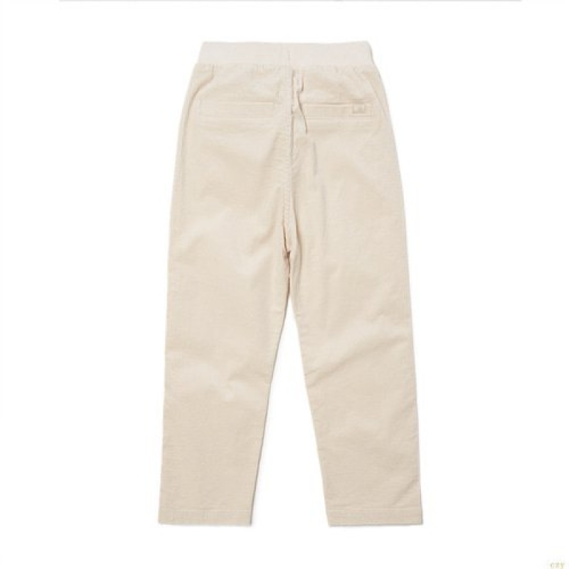 Pantalons Décontractés MLB Corduroy Woven New York Yankees Enfant Blanche | 8679CJURW