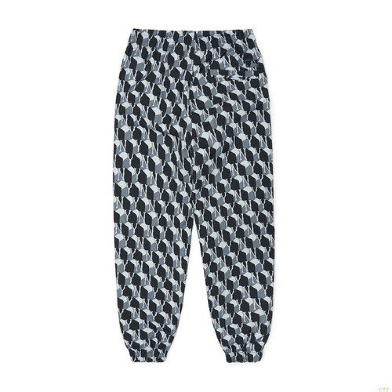 Pantalons Décontractés MLB Cube Monogra Allover Woven Loose Fit New York Yankees Vetement Multicolore | 6375UHFMC