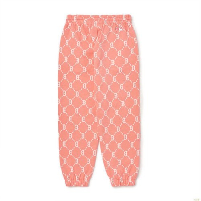 Pantalons Décontractés MLB Dia Monogra Allover Boston Redsox Enfant Rose | 1784XNRBH