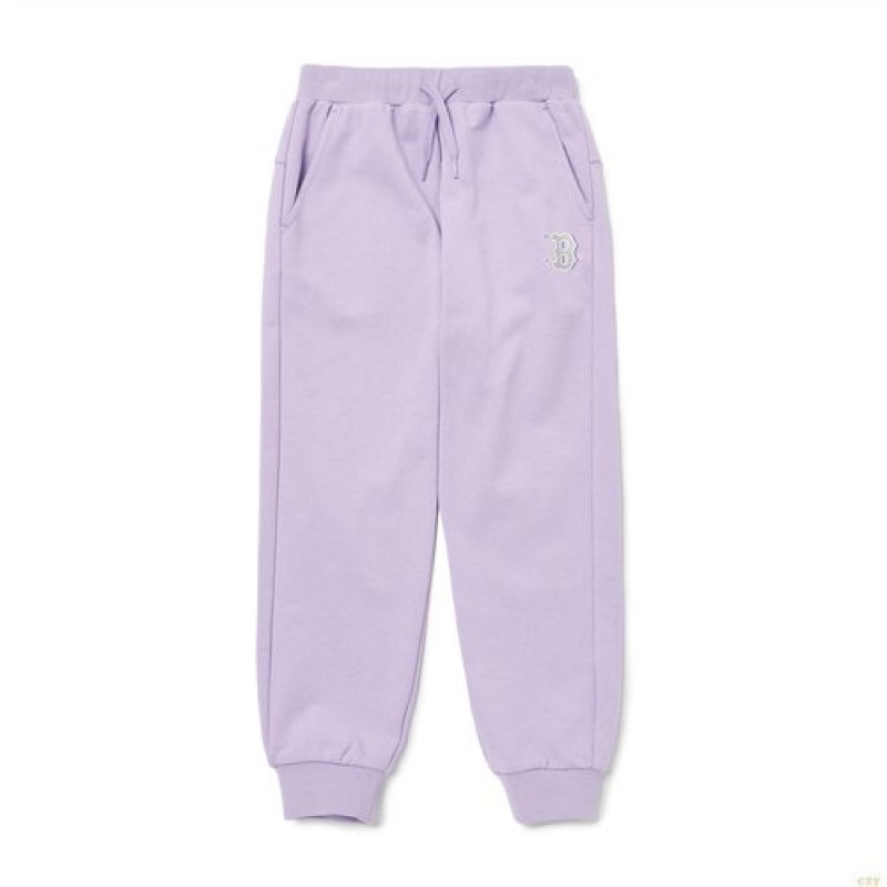 Pantalons Décontractés MLB Like Boston Redsox Enfant Violette | 3820URMHL