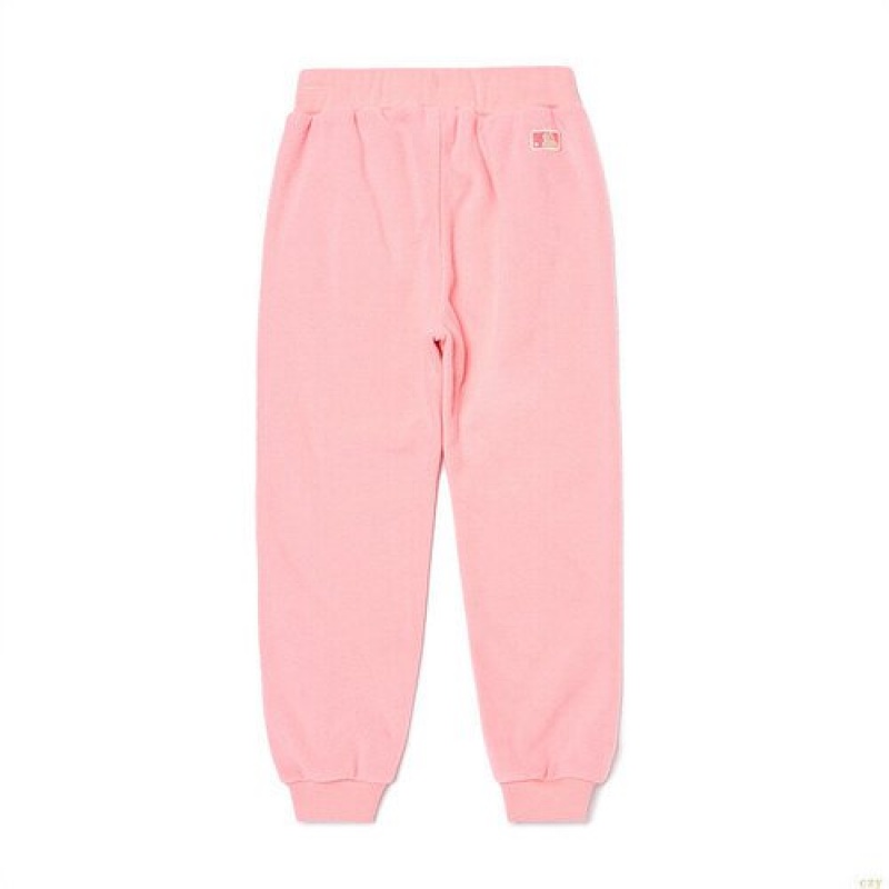 Pantalons Décontractés MLB Megabear Polar Fleece Boston Redsox Enfant Rose | 1538TJGFY